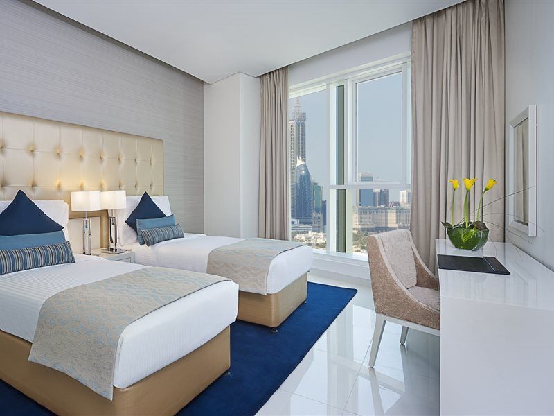 Damac Maison The Vogue 迪拜 外观 照片 A guest room at the Address Downtown Hotel