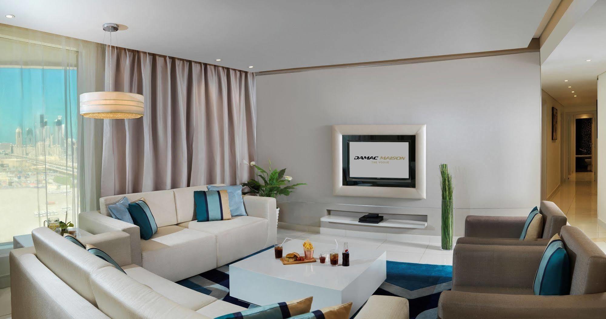 Damac Maison The Vogue 迪拜 外观 照片 A living room